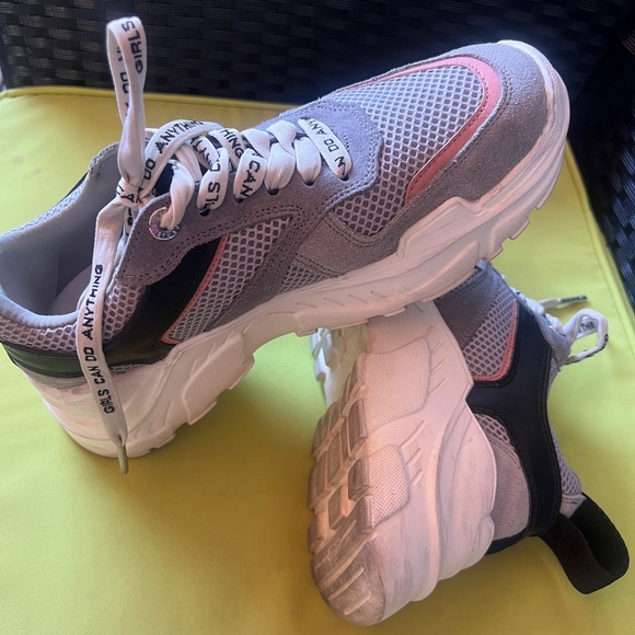 Zadig& Voltaire Future Mesh Suede Sneaker Size US9 - Picture 2 of 5